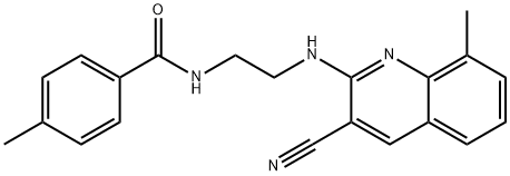 606104-82-9 Benzamide, N-[2-[(3-cyano-8-methyl-2-quinolinyl)amino]ethyl]-4-methyl- (9CI)