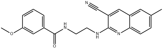 Benzamide, N-[2-[(3-cyano-6-methyl-2-quinolinyl)amino]ethyl]-3-methoxy- (9CI)|