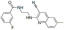 Benzamide, N-[2-[(3-cyano-6-methyl-2-quinolinyl)amino]ethyl]-3-fluoro- (9CI)|