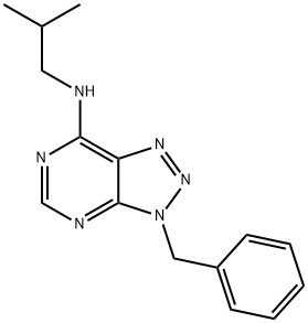 3H-1,2,3-Triazolo[4,5-d]pyrimidin-7-amine, N-(2-methylpropyl)-3-(phenylmethyl)- (9CI)|