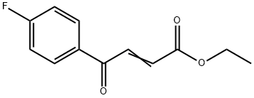 (E)-ETHYL 4-(4-FLUOROPHENYL)-4-OXOBUT-2-ENOATE,60611-95-2,结构式
