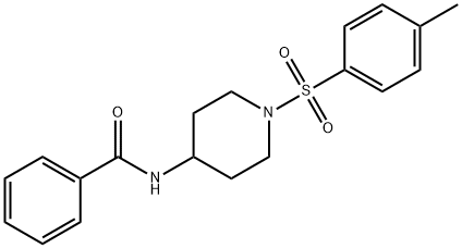 N-{1-[(4-methylphenyl)sulfonyl]-4-piperidinyl}benzenecarboxamide Structure