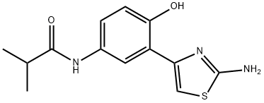 606114-46-9 Propanamide, N-[3-(2-amino-4-thiazolyl)-4-hydroxyphenyl]-2-methyl- (9CI)