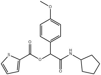 606114-59-4 2-Thiophenecarboxylicacid,2-(cyclopentylamino)-1-(4-methoxyphenyl)-2-oxoethylester(9CI)