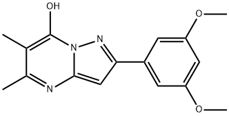 Pyrazolo[1,5-a]pyrimidin-7-ol, 2-(3,5-dimethoxyphenyl)-5,6-dimethyl- (9CI)|