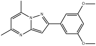 Pyrazolo[1,5-a]pyrimidine, 2-(3,5-dimethoxyphenyl)-5,7-dimethyl- (9CI)|