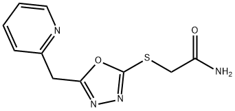 Acetamide, 2-[[5-(2-pyridinylmethyl)-1,3,4-oxadiazol-2-yl]thio]- (9CI),606117-17-3,结构式
