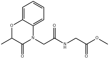 606119-03-3 Glycine, N-[(2,3-dihydro-2-methyl-3-oxo-4H-1,4-benzoxazin-4-yl)acetyl]-, methyl ester (9CI)