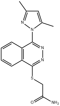606122-21-8 Acetamide, 2-[[4-(3,5-dimethyl-1H-pyrazol-1-yl)-1-phthalazinyl]thio]- (9CI)