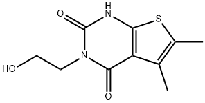 Thieno[2,3-d]pyrimidine-2,4(1H,3H)-dione, 3-(2-hydroxyethyl)-5,6-dimethyl- (9CI)|