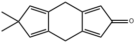 s-Indacen-2(4H)-one, 6,8-dihydro-6,6-dimethyl- (9CI),606124-45-2,结构式