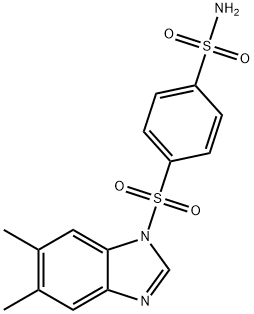 Benzenesulfonamide, 4-[(5,6-dimethyl-1H-benzimidazol-1-yl)sulfonyl]- (9CI),606131-22-0,结构式