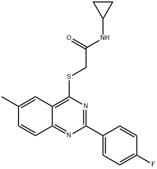 606131-52-6 Acetamide, N-cyclopropyl-2-[[2-(4-fluorophenyl)-6-methyl-4-quinazolinyl]thio]- (9CI)