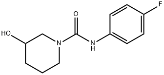 1-Piperidinecarboxamide,N-(4-fluorophenyl)-3-hydroxy-(9CI) Structure