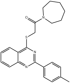 606132-40-5 1H-Azepine, hexahydro-1-[[[2-(4-methylphenyl)-4-quinazolinyl]thio]acetyl]- (9CI)