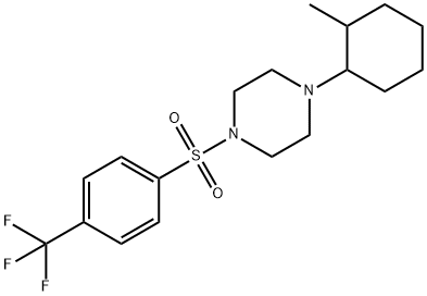 Piperazine, 1-(2-methylcyclohexyl)-4-[[4-(trifluoromethyl)phenyl]sulfonyl]- (9CI)|