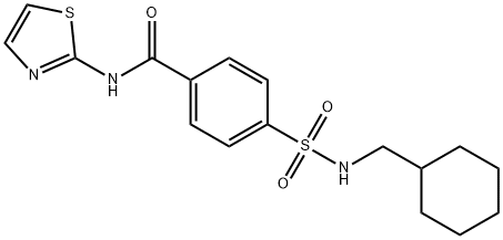 606134-86-5 Benzamide, 4-[[(cyclohexylmethyl)amino]sulfonyl]-N-2-thiazolyl- (9CI)