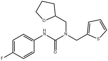Urea, N-(4-fluorophenyl)-N-[(tetrahydro-2-furanyl)methyl]-N-(2-thienylmethyl)- (9CI)|