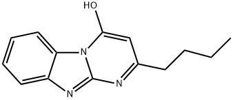 Pyrimido[1,2-a]benzimidazol-4-ol, 2-butyl- (9CI) Structure