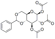 1,2,3-TRI-O-ACETYL-4,6-O-BENZYLIDENE-BETA-D-GLUCOPYRANOSE 结构式