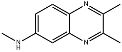 6-Quinoxalinamine,N,2,3-trimethyl-(9CI) 化学構造式