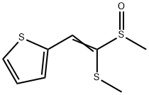 1-Methylsulfinyl-1-methylthio-2-(2-thienyl)ethene|