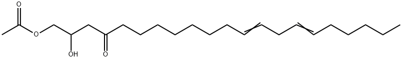 1-Acetyloxy-2-hydroxy-12,15-heneicosadien-4-one,60640-59-7,结构式