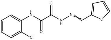 Acetic acid, [(2-chlorophenyl)amino]oxo-, (2-furanylmethylene)hydrazide (9CI),606485-37-4,结构式