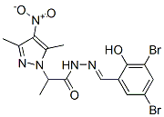 606487-56-3 1H-Pyrazole-1-aceticacid,alpha,3,5-trimethyl-4-nitro-,[(3,5-dibromo-2-hydroxyphenyl)methylene]hydrazide(9CI)