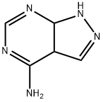1H-Pyrazolo[3,4-d]pyrimidin-4-amine, 3a,7a-dihydro- (9CI) 结构式