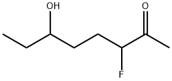 2-Octanone,  3-fluoro-6-hydroxy- 化学構造式