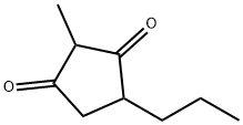 1,3-Cyclopentanedione, 2-methyl-4-propyl- (9CI) 化学構造式