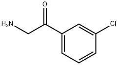 3-CHLOROPHENACYLAMINE HYDROCHLORIDE Structure