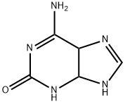 2H-Purin-2-one, 6-amino-3,4,5,7-tetrahydro- (9CI) 化学構造式