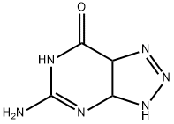 7H-1,2,3-Triazolo[4,5-d]pyrimidin-7-one, 5-amino-1,3a,4,7a-tetrahydro- (9CI) 化学構造式