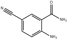 Benzamide, 2-amino-5-cyano- (9CI) Structure