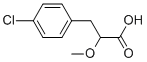 3-(4-chlorophenyl)-2-methoxypropanoic acid Structure