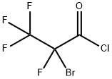 2-BROMO-2,3,3,3-TETRAFLUOROPROPANOYL CHLORIDE Structure