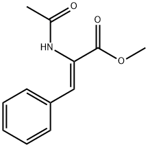 2-乙酰氨基-3-苯基丙烯酸-(Z)-甲酯 结构式