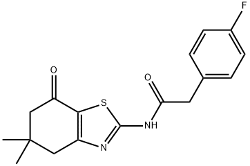 606923-19-7 Benzeneacetamide, 4-fluoro-N-(4,5,6,7-tetrahydro-5,5-dimethyl-7-oxo-2-benzothiazolyl)- (9CI)