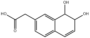 2-Naphthaleneacetic acid, 7,8-dihydro-7,8-dihydroxy- (9CI) Struktur