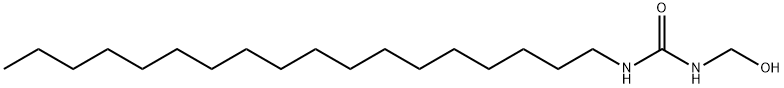 N-(羟甲基)-N'-十八烷基脲,60696-24-4,结构式