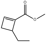 1-Cyclobutene-1-carboxylicacid,4-ethyl-,methylester(9CI) Struktur