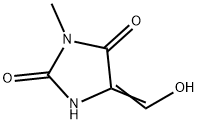 2,4-Imidazolidinedione, 5-(hydroxymethylene)-3-methyl- (9CI) Struktur