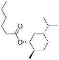 (1beta,2alpha,4alpha)-p-menth-2-yl hexanoate Structure