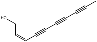 (Z)-2-Decene-4,6,8-triyn-1-ol Struktur