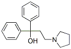 ALPHA,ALPHA-二苯基吡咯烷-1-丙醇, 6072-22-6, 结构式