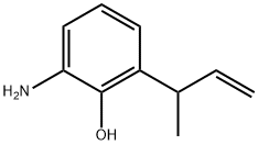 Phenol,  2-amino-6-(1-methyl-2-propenyl)-  (9CI) Struktur