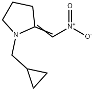 1-(cyclopropylmethyl)-2-(nitromethylene)pyrrolidine Structure