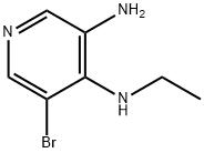 5-ブロモ-N4-エチルピリジン-3,4-ジアミン 化学構造式